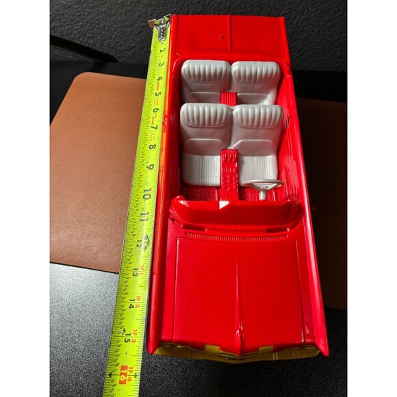 WWE Wrestling Action Figure Car Red Gold Flame Convertible Low Rider Toy - Picture 9 of 10